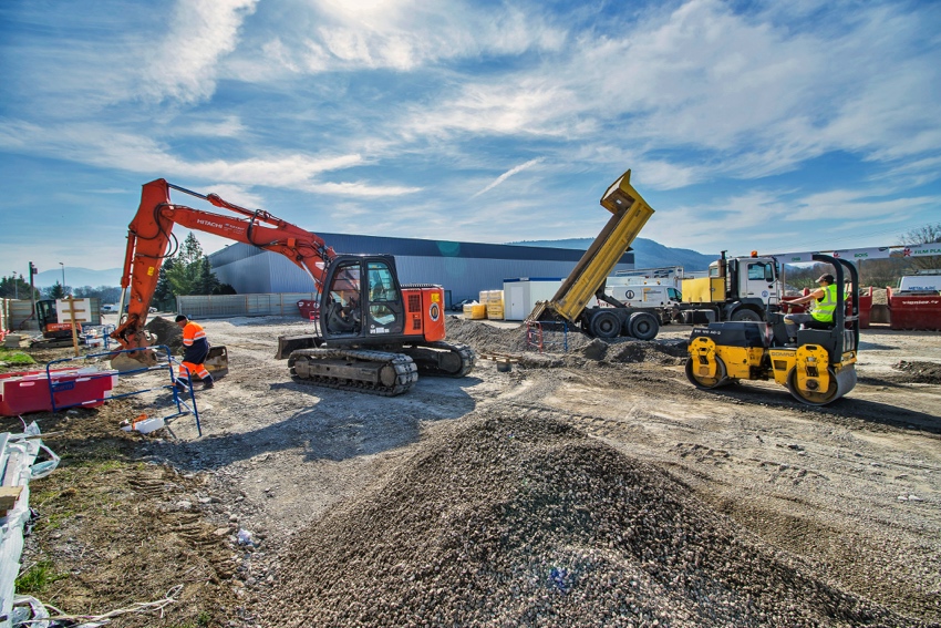 Suivi de chantier village d'entreprises Sillingy (du 20 février au 5 mars 2017)